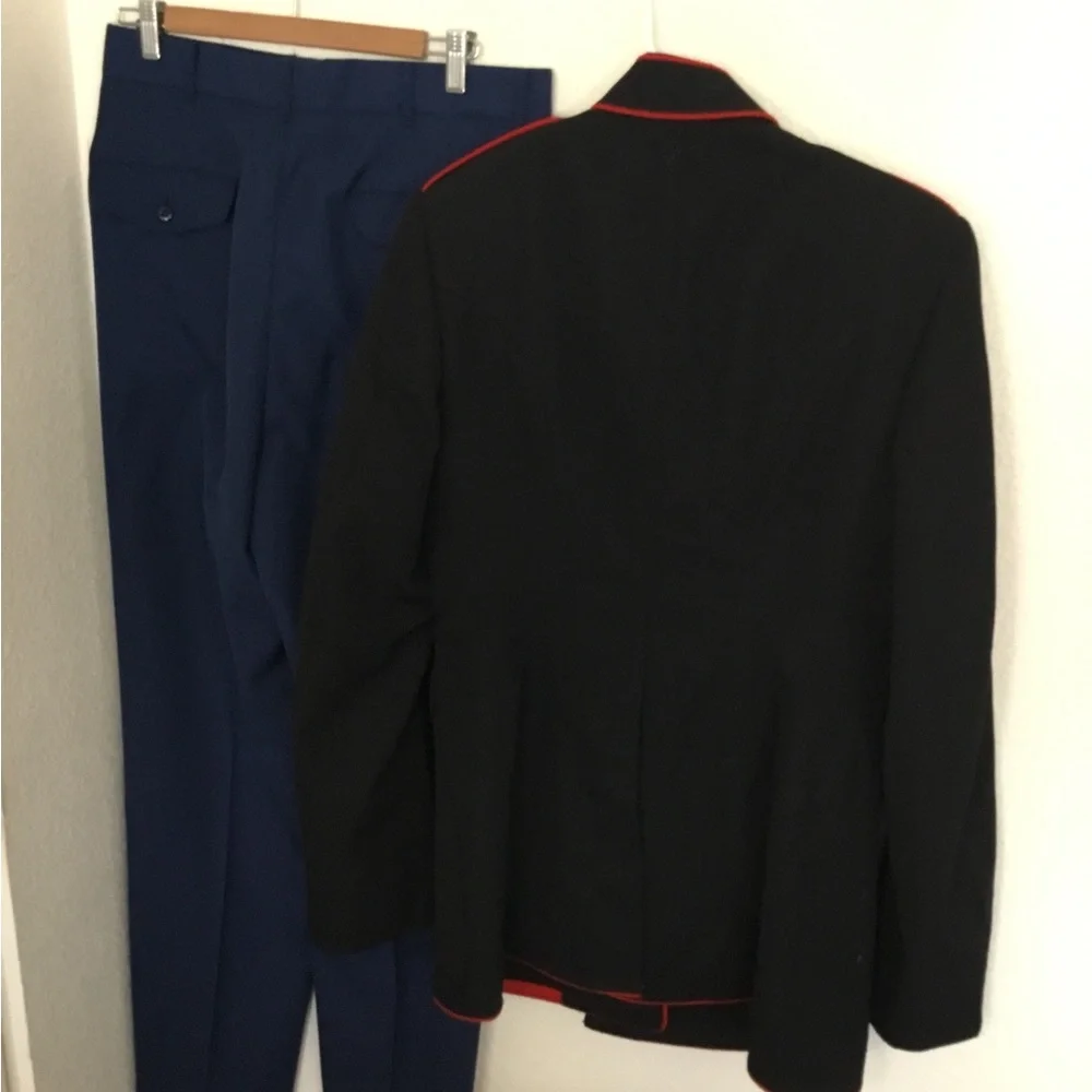 Marine Corps dress blue uniform set jacket size 39 long - Picture 8 of 8